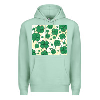 Seafoam st patrick clover Premium Hoodie - MaliasSmallBusiness