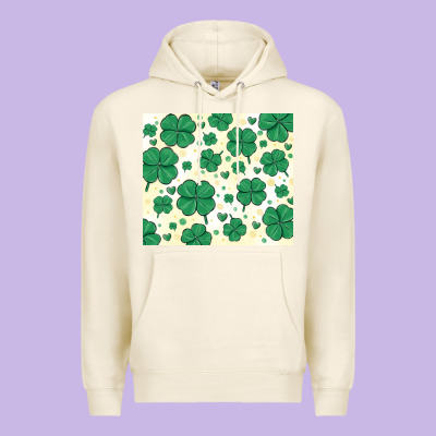 St Patrick Clover Premium Hoodie Designed By Maliassmallbusiness