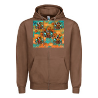 Chestnut thanksgiving turkey fall Zipper Hoodie - RanaPortraitStore