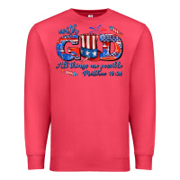 Cardinal with god all things are possible usa Premium Sweatshirt - AdoDesignShop