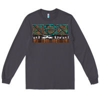 Smoke Rusty Sunflowers with Cowhide and Turquoise Long Sleeve Tee - RanaPortraitStore