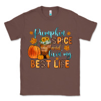 Chestnut pumpkin spice and livin  my best life Classic Tee - Zillion Design Studio