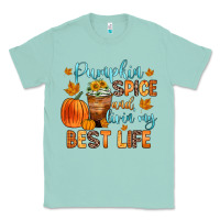 Seafoam pumpkin spice and livin  my best life Classic Tee - Zillion Design Studio