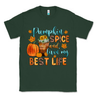 Sports Green pumpkin spice and livin  my best life Classic Tee - Zillion Design Studio