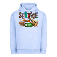 Pigment Grape Ice service mode on woman version Urban Hoodie - NancyCooperArtShop