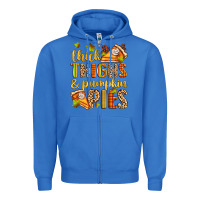True Royal thick thighs and pumpkin pies Zipper Hoodie - Zillion Design Studio
