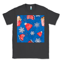 Smoke winter  snowflakes hot cocoa ice skating shoes Classic Tee - FaDigitalArtStudio