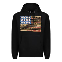 Black baseball ballgame Premium Hoodie - MaliasSmallBusiness