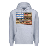 Heather Grey baseball ballgame Premium Hoodie - MaliasSmallBusiness