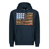 Navy baseball ballgame Premium Hoodie - MaliasSmallBusiness