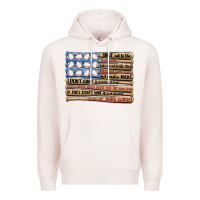 Pale Pink baseball ballgame Premium Hoodie - MaliasSmallBusiness