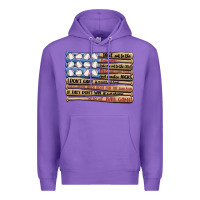 Purple baseball ballgame Premium Hoodie - MaliasSmallBusiness