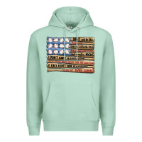 Seafoam baseball ballgame Premium Hoodie - MaliasSmallBusiness