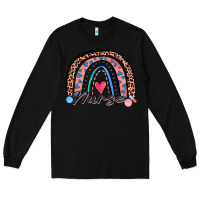 Black nurse rainbow Long Sleeve Tee - Zillion Design Studio