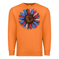 Carrot usa flag camouflage sunflower Premium Sweatshirt - JahusDesignShop