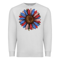 Dove Grey usa flag camouflage sunflower Premium Sweatshirt - JahusDesignShop