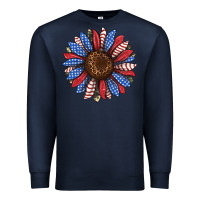 Navy usa flag camouflage sunflower Premium Sweatshirt - JahusDesignShop