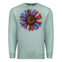 Seafoam usa flag camouflage sunflower Premium Sweatshirt - JahusDesignShop