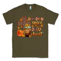 Army Green pumpkin spice and jesus christ Classic Tee - Zillion Design Studio