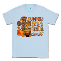 Dusty Blue pumpkin spice and jesus christ Classic Tee - Zillion Design Studio