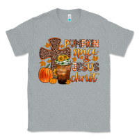 Heather Grey pumpkin spice and jesus christ Classic Tee - Zillion Design Studio