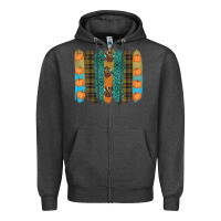 Charcoal Heather thanksgiving brushstrokes Zipper Hoodie - RanaPortraitStore