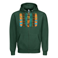 Sports Green thanksgiving brushstrokes Zipper Hoodie - RanaPortraitStore