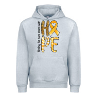 Finding The Cure Starts With Hope Childhood Cancer Urban Hoodie | Teevron