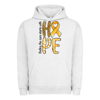 Pigment Lunar Rock Finding the cure starts with hope Childhood Cancer Urban Hoodie - NancyCooperArtShop