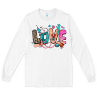 White love nurse Long Sleeve Tee - Zillion Design Studio
