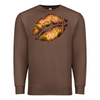Chestnut Western Sunflower Lips Premium Sweatshirt - Bettercallsaul