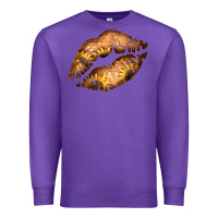 Purple Western Sunflower Lips Premium Sweatshirt - Bettercallsaul