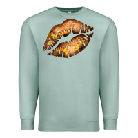 Seafoam Western Sunflower Lips Premium Sweatshirt - Bettercallsaul