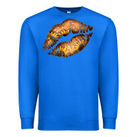 True Royal Western Sunflower Lips Premium Sweatshirt - Bettercallsaul