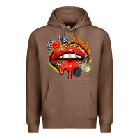 Chestnut race lips Premium Hoodie - AdoDesignShop