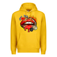 Lemon race lips Premium Hoodie - AdoDesignShop