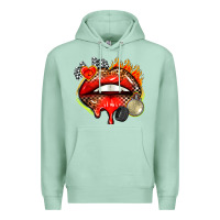 Seafoam race lips Premium Hoodie - AdoDesignShop