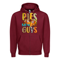 Burgundy pies before guys Zipper Hoodie - Zillion Design Studio