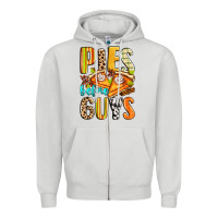 Dove Grey pies before guys Zipper Hoodie - Zillion Design Studio
