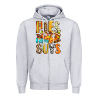 Heather Grey pies before guys Zipper Hoodie - Zillion Design Studio