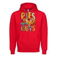 Red pies before guys Zipper Hoodie - Zillion Design Studio