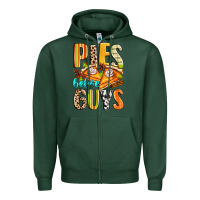 Sports Green pies before guys Zipper Hoodie - Zillion Design Studio