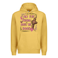 Antique Gold on the third day  he rose Premium Hoodie - MaliasSmallBusiness