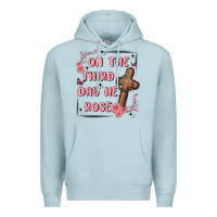 Blue Mist on the third day  he rose Premium Hoodie - MaliasSmallBusiness