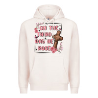 Pale Pink on the third day  he rose Premium Hoodie - MaliasSmallBusiness