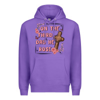Purple on the third day  he rose Premium Hoodie - MaliasSmallBusiness