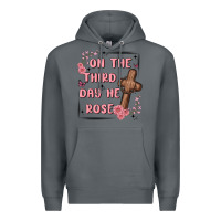 Rock on the third day  he rose Premium Hoodie - MaliasSmallBusiness