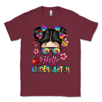Burgundy hello kindergarten Classic Tee - texasbilliewilder