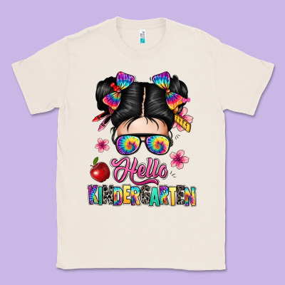 Hello Kindergarten Classic Tee Designed By Texasbilliewilder