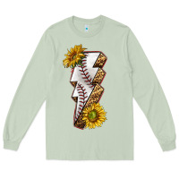 Matcha sport baseball  lightning bolt Long Sleeve Tee - texasbilliewilder